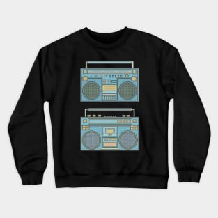 Blue Classic Boombox Crewneck Sweatshirt